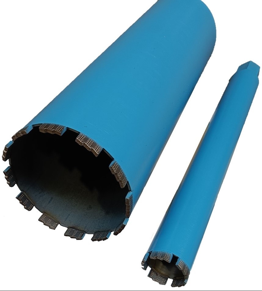 Diamantboor Hippo Tools met diamantsegmenten voor nauwkeurig boren in beton en harde bouwmaterialen.