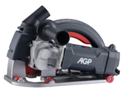 AGP CG125 Wall Chaser sleuvenzaagmachine voor het nauwkeurig zagen van sleuven in beton, metselwerk en andere harde bouwmaterialen.