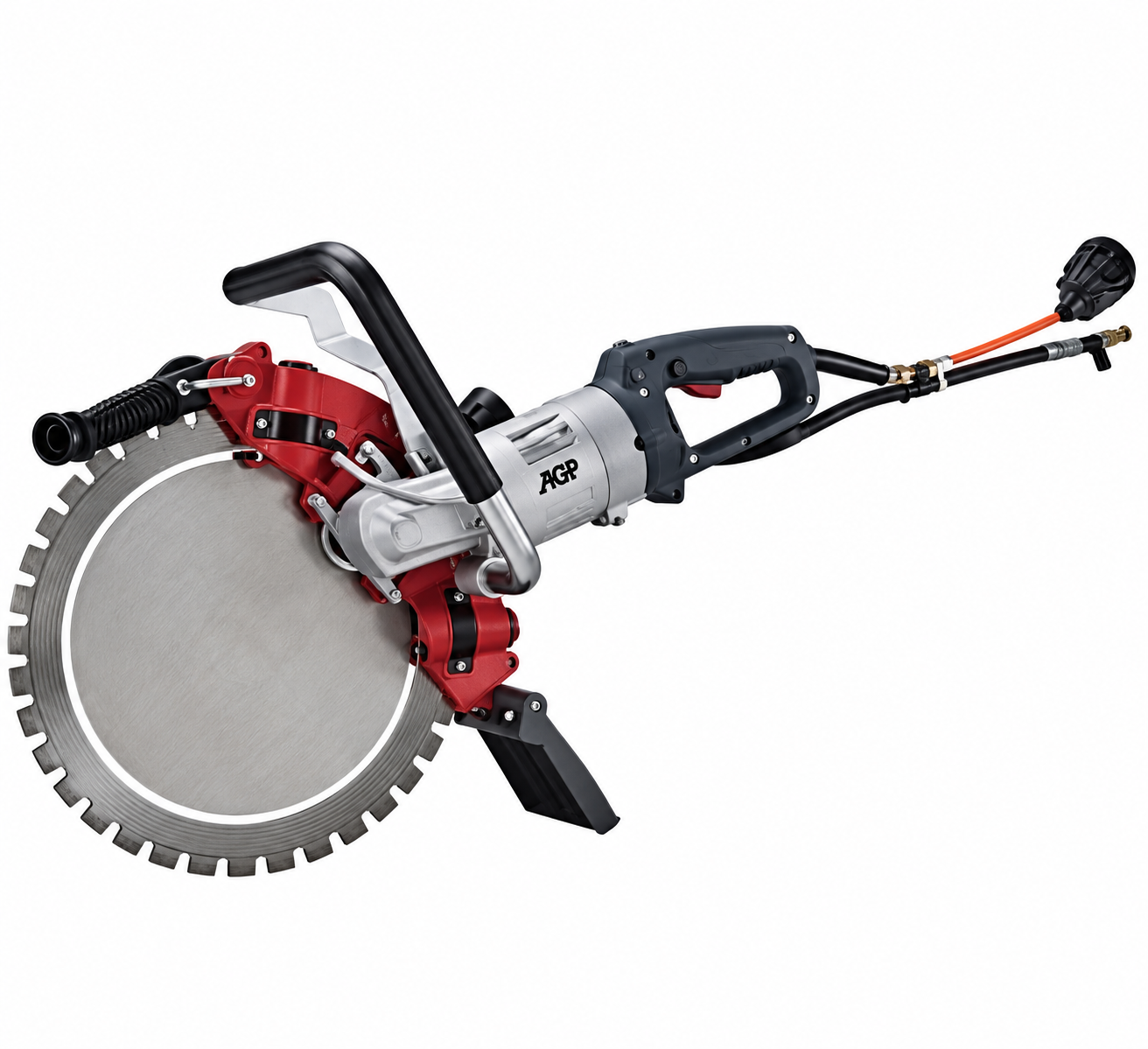 AGP professionele handzaagmachine met diamantzaagblad voor het zagen van beton en andere harde bouwmaterialen.