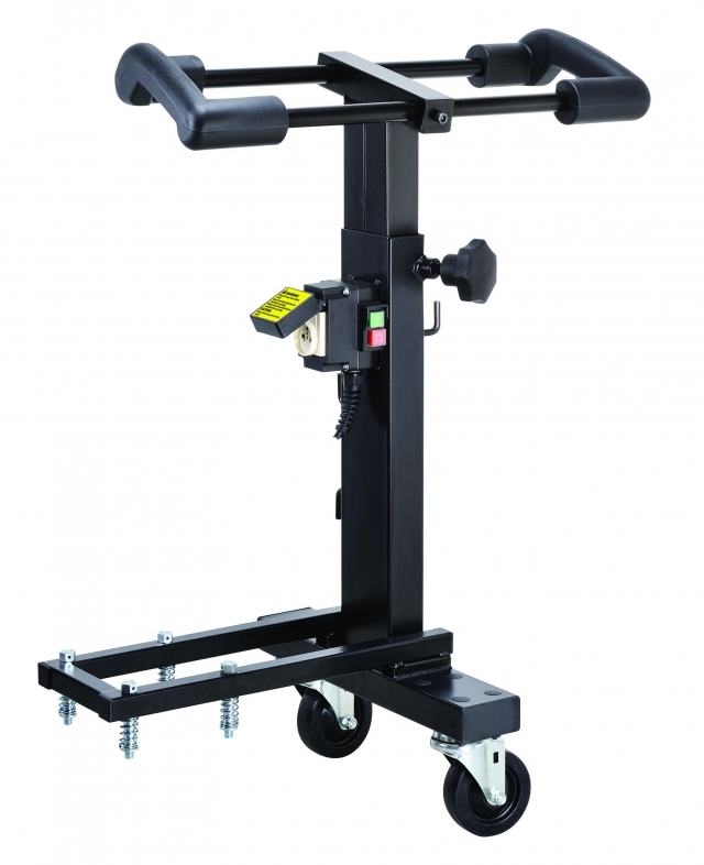 Trolley voor AGP betonschuurmachines voor mobiel en stabiel werken bij het schuren en egaliseren van betonvloeren.